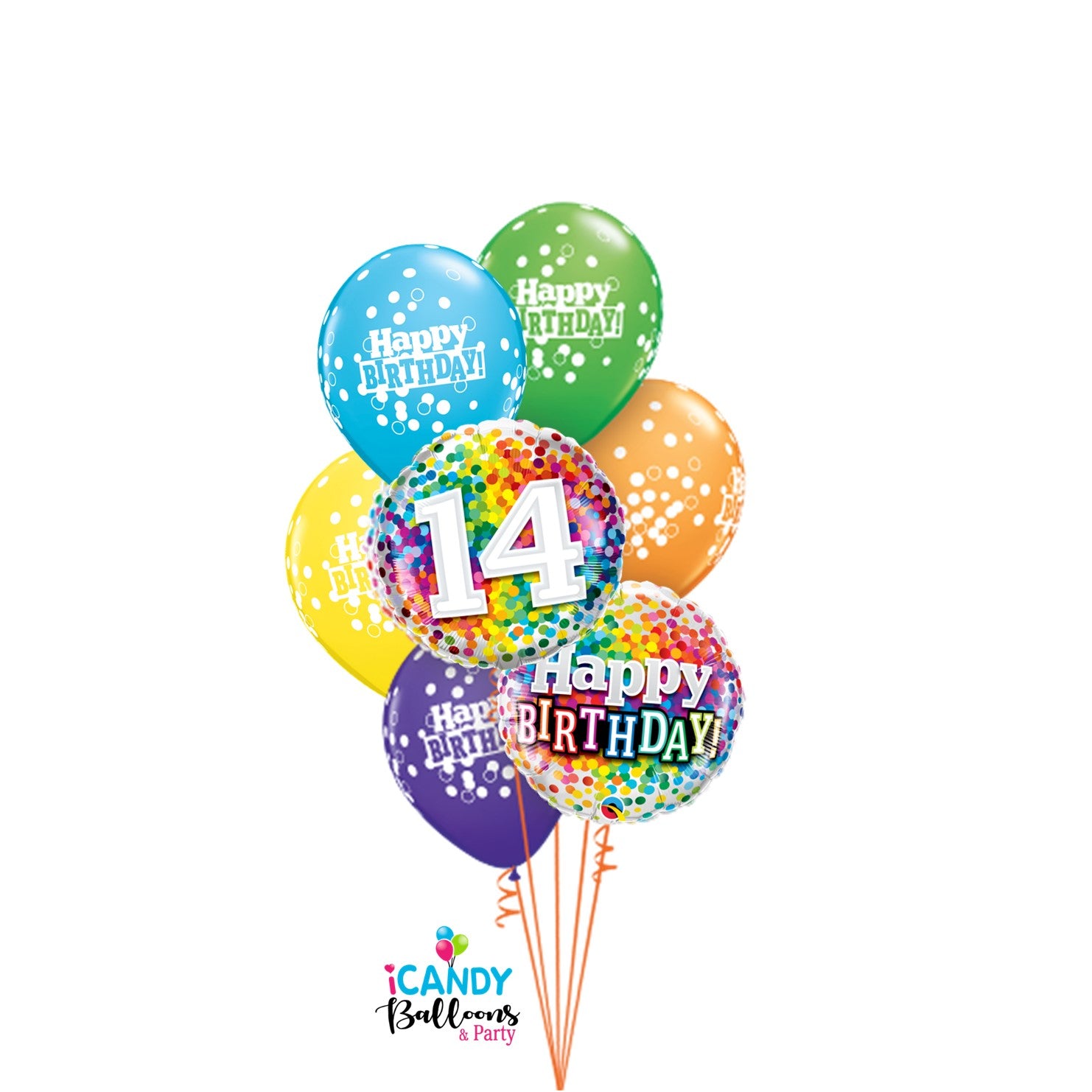14th Birthday Balloons