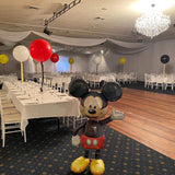 Large 60cm Latex Balloon Helium filled 3-4 day Float Time with Satin Ribbon & Balloon Weight
