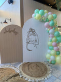 Organic Balloon Garland Grab and Go per metre FROM: