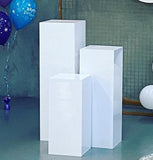 White Square Cake Plinth Hire