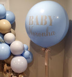 Large Personalised 60cm Latex Balloon 2-3 days float time