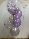 Personalised Bubble Balloon Bouquet