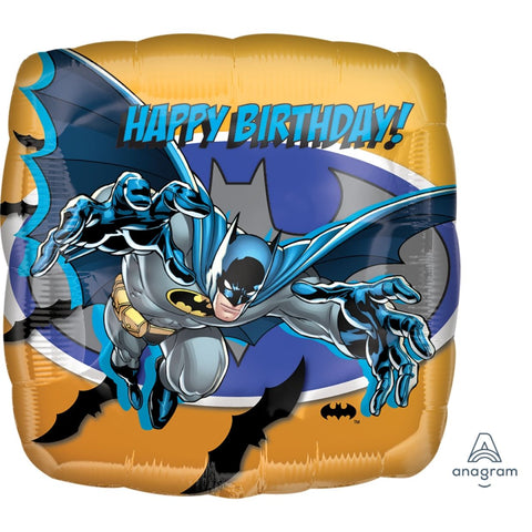 Batman Happy Birthday Licensed Foil 45cm (18") INFLATED #17752