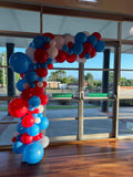 Uneven Semi 1/2 Arch Organic Balloons HIRE ITEM