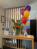 5 Balloon Bouquet Table Centrepiece ( with Hi Float 2-3 day Float Time) #T5