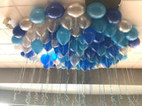50 Ceiling Floating Balloons in a Corral