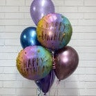 Birthday Dazzler Balloon Bouquet **Choose Colours**