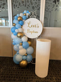 Easel  and Disc with  Balloon Garland HIRE Price from
