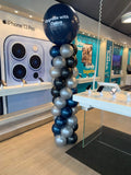 Balloon Column With Giant Topper Balloon