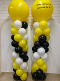 Balloon Column With Giant Topper Balloon