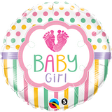 Baby Girl Love Feet Foil Balloon #25746