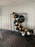 Black / White / Gold Square Frame Cake Plinth Stand Hire