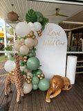 Stuffed Jungle Animal Hire Lion Giraffe Tiger Panda Elephant Monkey