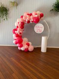 White Round Cake Plinth Hire