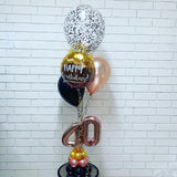 Mini Double Number Table Confetti Bouquet or Latex Bouquet  It's Just A Dinner Bouquet