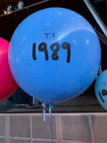 Large Personalised 60cm Latex Balloon 2-3 days float time