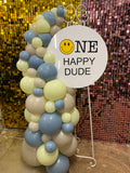 Easel  and Disc with  Balloon Garland HIRE Price from