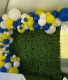 Green Wall Square Backdrop with Balloon Garland HIRE ITEM, price from