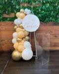 Easel  and Disc with  Balloon Garland HIRE Price from