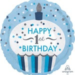 1ST BIRTHDAY CUPCAKE BOY 45cm STANDARD HX  S40 #3453001