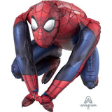 Sitting Spiderman Foil Licensed Shape Multi Balloon 38cm 38cm) #38194