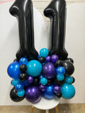 Supershape or Giant Number Tower Column Air Filled