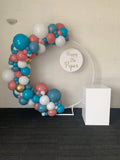 White Large Wide Square Cake Plinth Stand HIRE