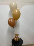 3 Balloon Bouquet Table Centrepiece ( with Hi Float 2-3 day float time) #T3