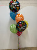 Dazzler Balloon Bouquet Choose Your Occasion/Birthday Age/Theme & Colours INFLATED #Dazzler