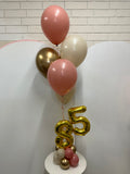 Mini Double Number Table Confetti Bouquet or Latex Bouquet  It's Just A Dinner Bouquet