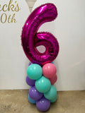 Supershape or Giant Number Tower Column Air Filled