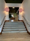 Large 60cm Latex Balloon Helium filled 3-4 day Float Time with Satin Ribbon & Balloon Weight