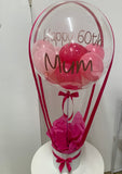 Personalised Hot Air Balloon Bubble Box Arrangement, Price From