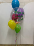 Personalised Bubble Balloon Bouquet