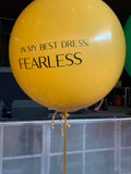 Large Personalised 60cm Latex Balloon 2-3 days float time