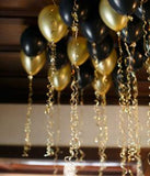 20 Ceiling Floating Helium Balloons on strings (48 hour Float Time)
