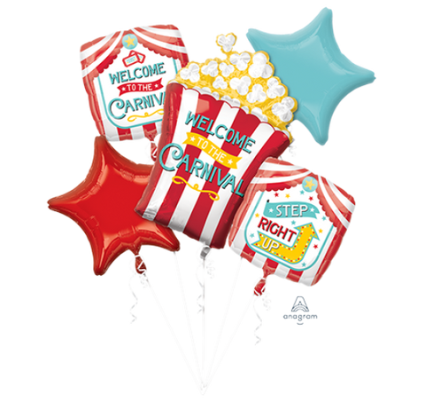 Welcome To The Carnival Popcorn 5 pack Bouquet Kit INFLATED #37907
