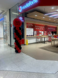 Balloon Column With Giant Topper Balloon