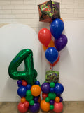 Grand Balloon Number Marquee Design- Choose Theme & Age