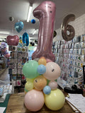 Balloon Marquee Display- Choose Colour & Age FROM