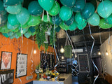 100 Ceiling Floating Helium Balloons on strings