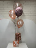 Mini Double Number Table Confetti Bouquet or Latex Bouquet  It's Just A Dinner Bouquet