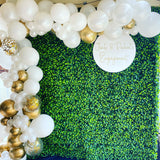 Green Wall Square Backdrop with Balloon Garland HIRE ITEM, price from