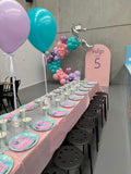 Big 40cm Latex Balloon on weight with Satin Ribbon in Standard or Chrome Colours 40cm 16inch