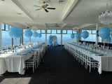 Large 60cm Latex Balloon Helium filled 3-4 day Float Time with Satin Ribbon & Balloon Weight