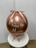 Personalised Balloon Photo or Money Gift Box