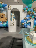 White Large Wide Square Cake Plinth Stand HIRE