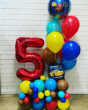 Grand Balloon Number Marquee Design- Choose Theme & Age