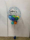 Personalised Bubble Balloon with Confetti or Mini Balloon
