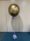 Gender Reveal Giant Confetti & Helium Filled Balloon From